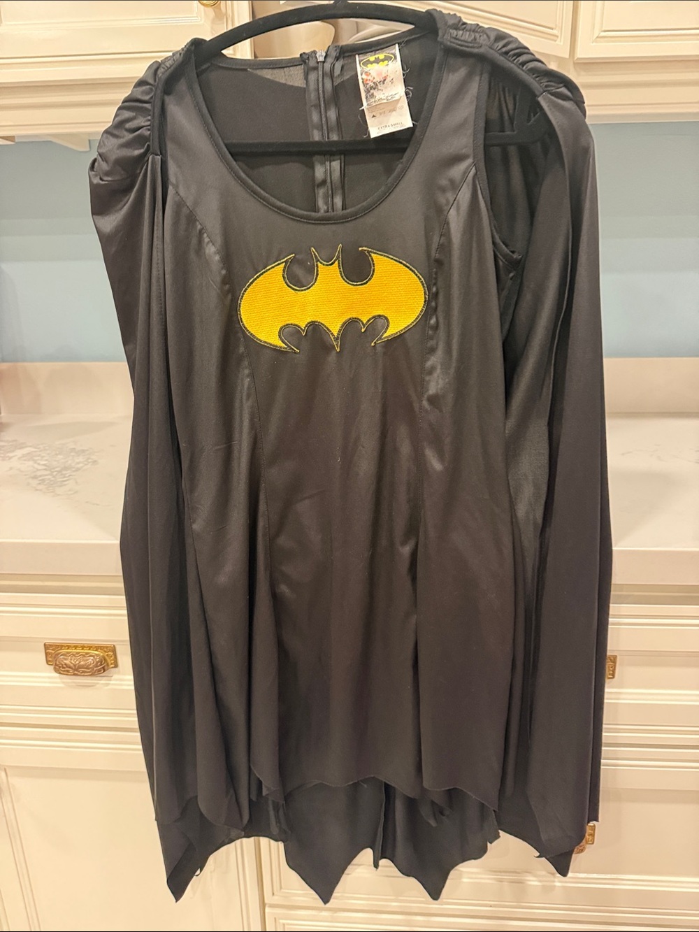 Batgirl Costume with Black Cape